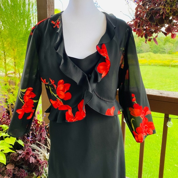 Slip Dress with Jacket - Picture 2 of 10